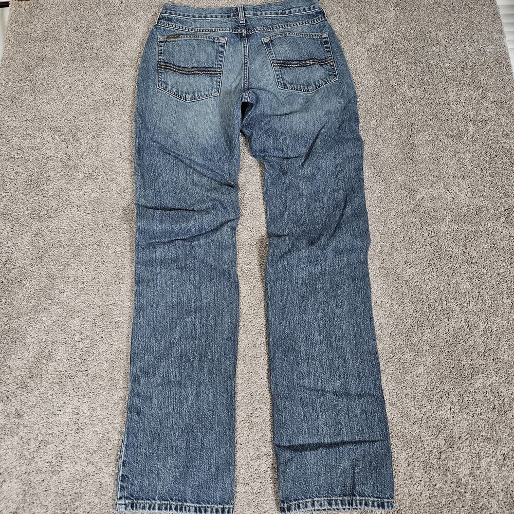 Ariat Men's Straight Jeans in Medium Blue Wash - Picture 2 of 11